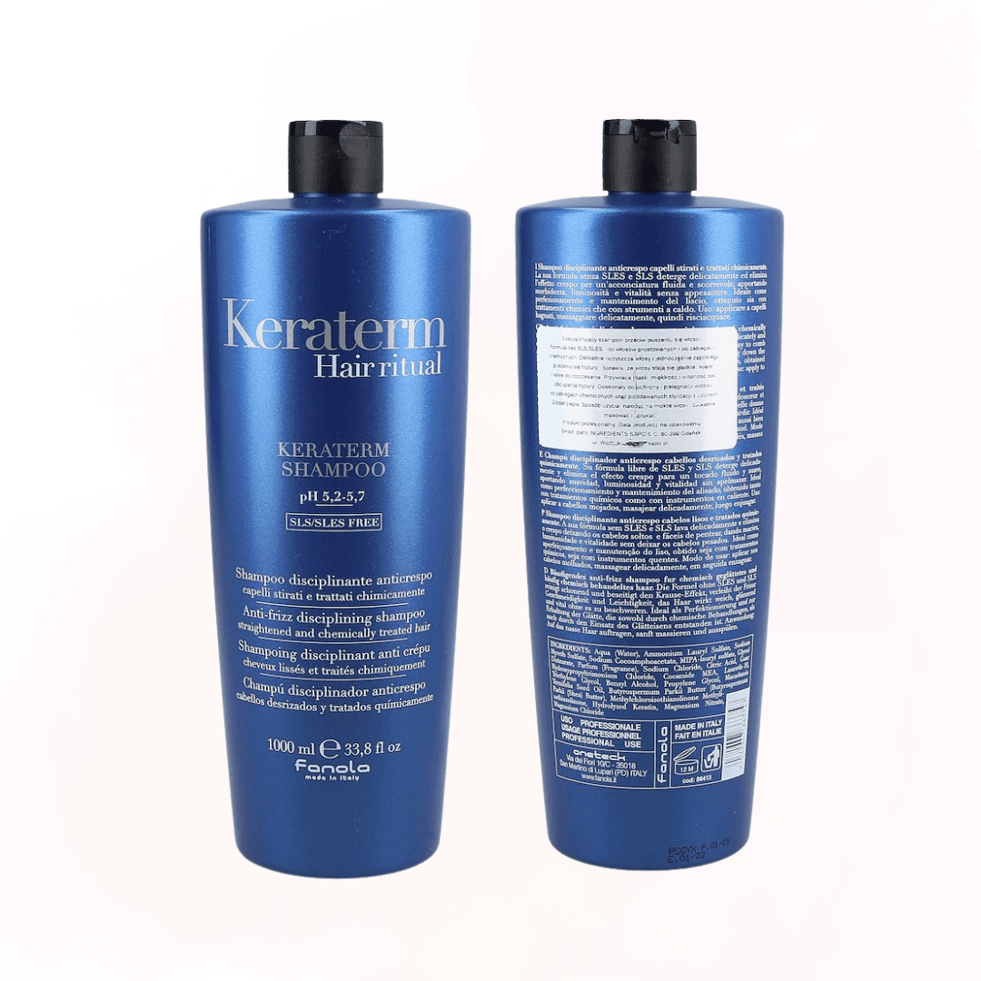FANOLA KERATERM Szampon z keratyną do włosów puszących się 1000ml