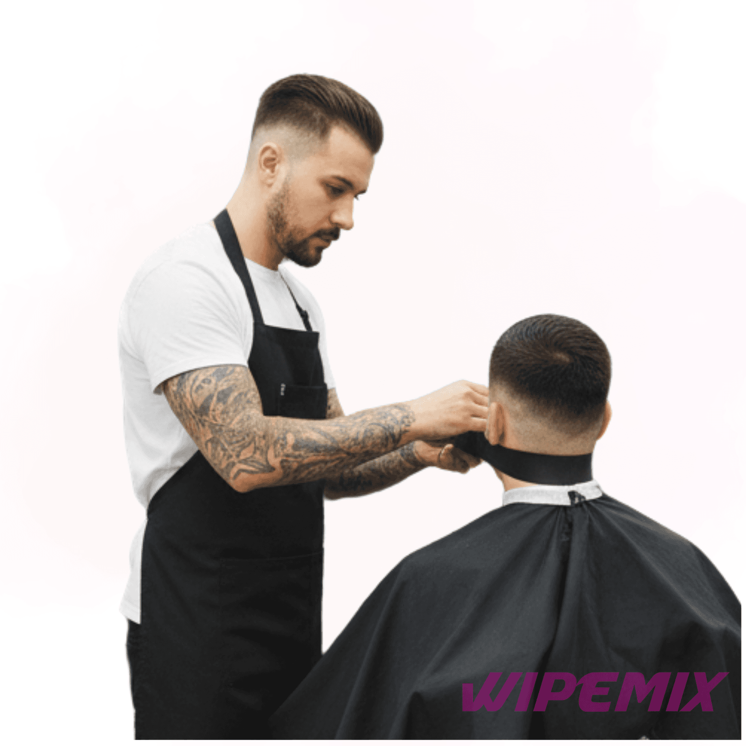 Kołnierzyk fryzjerski czarny