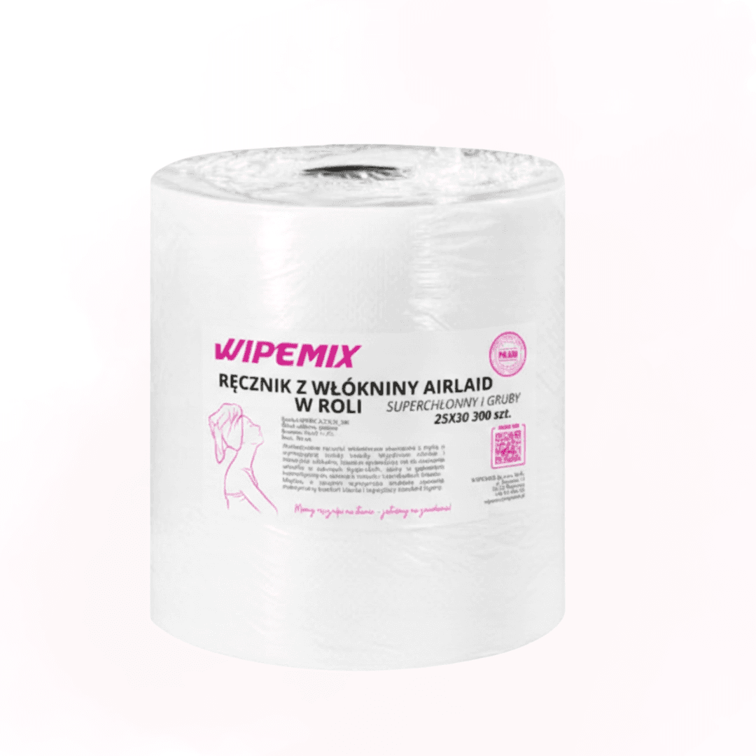 Ręcznik fryzjerski w roli  AIRLAID 25x30 300 listków