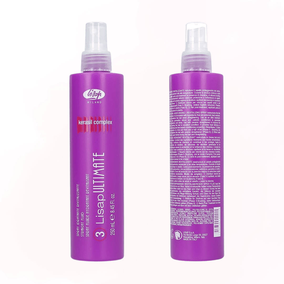 LISAP ULTIMATE 3 Straight Fluid Spray termoochronny do prostowania włosów 250ml