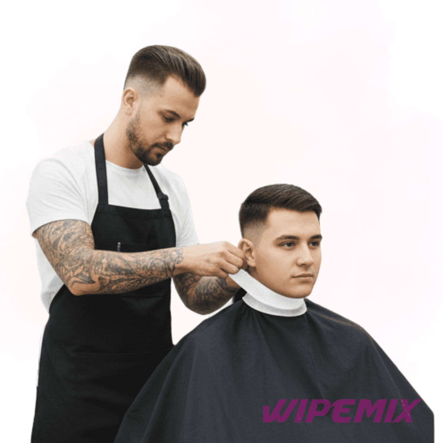 Kołnierzyk fryzjerski czarny