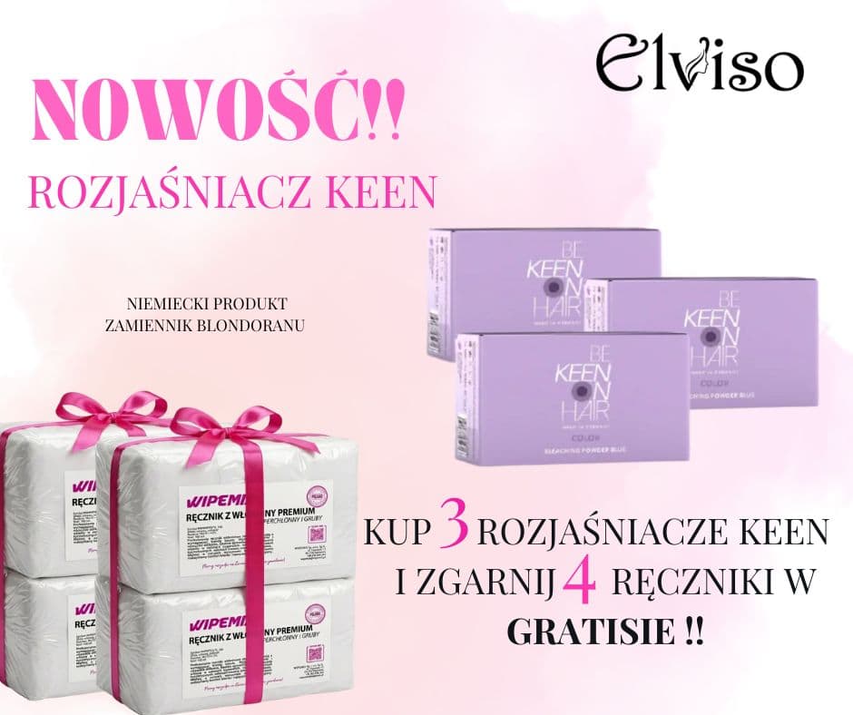 KEEN ROZJAŚNIACZ 3op.  2X500G + 4 RĘCZNIKI GRATIS 40X70 A'100