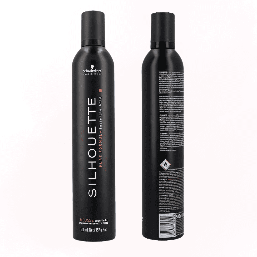 SCHWARZKOPF PROFESSIONAL SILHOUETTE Super Strong Hold Mousse Mocna pianka do włosów 500ml