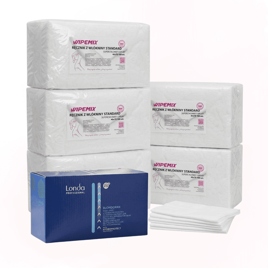 Pakiet Blondoran 2x500g + ręczniki  5 op.